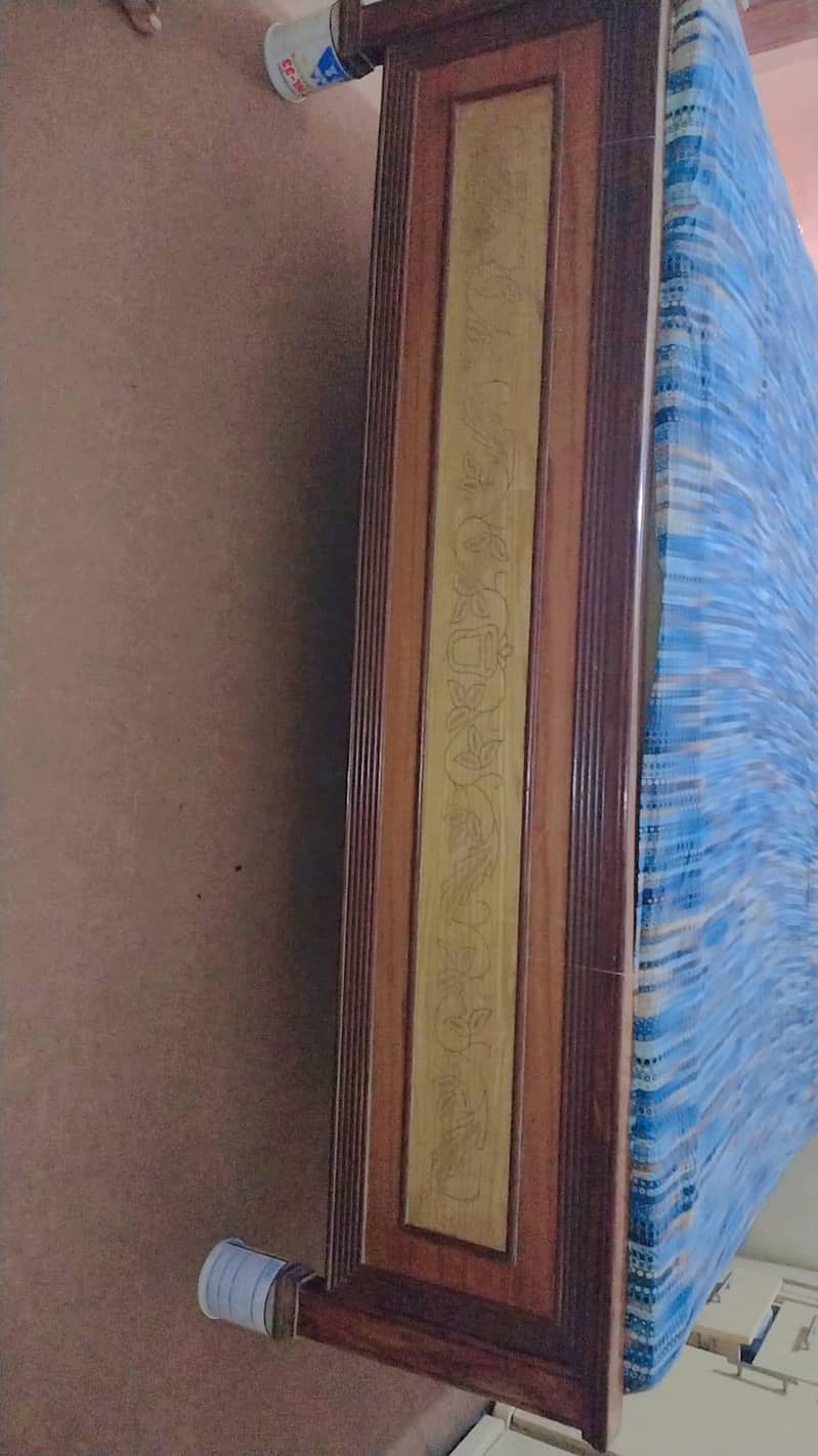 Woden bed 7
