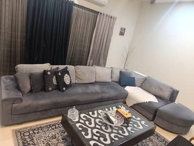 L shape sofa set
