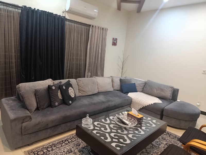 L shape sofa set 2