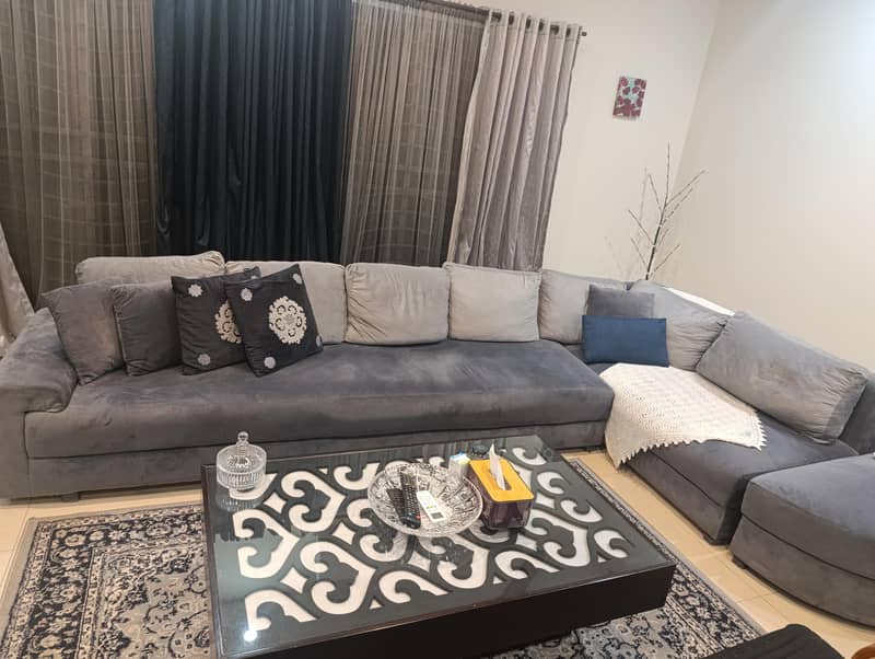 L shape sofa set 3
