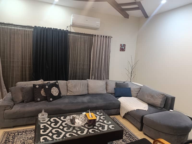 L shape sofa set 4