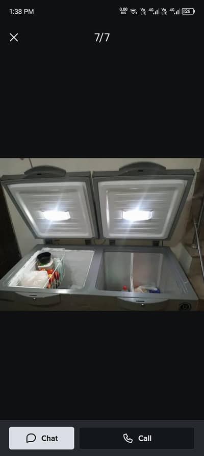 Dawlance deep freezer and refrigerator