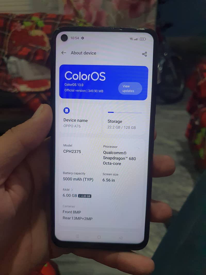 oppo A76 0
