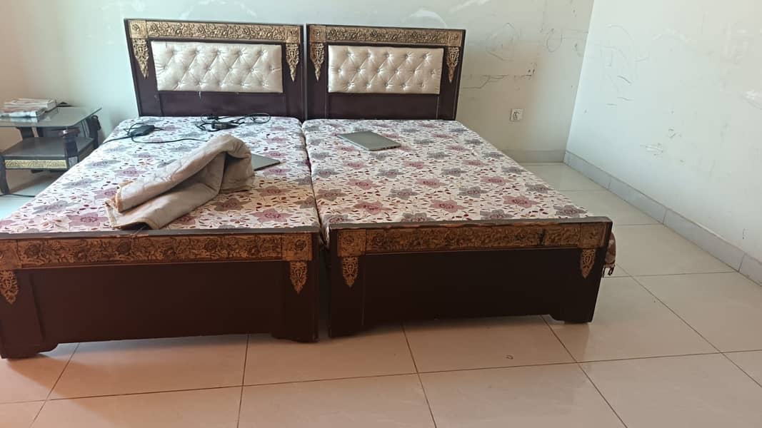 Bed and computer table 2