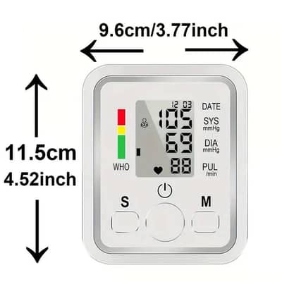 Blood pressure Monitor automatic Professional medical portable BP Mac