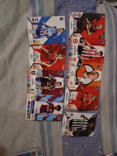 panini and Topps match attax cards authentic