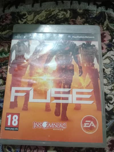 PS3 Fuse Game and PS3 Need For Speed pursuit