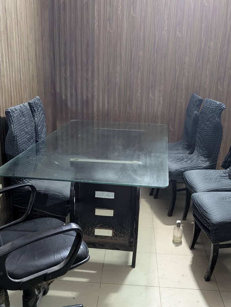 6 Chairs Dining Table 0