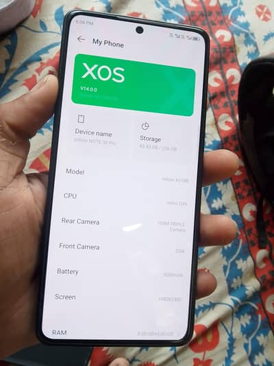 Infinix Note 30 Pro all ok with no charger no open repair