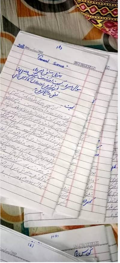 Assignment writing - MS word typing- Handwritten notes