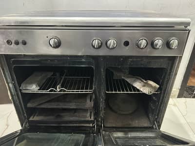 Glass Top Cooking Range 5 Burners
