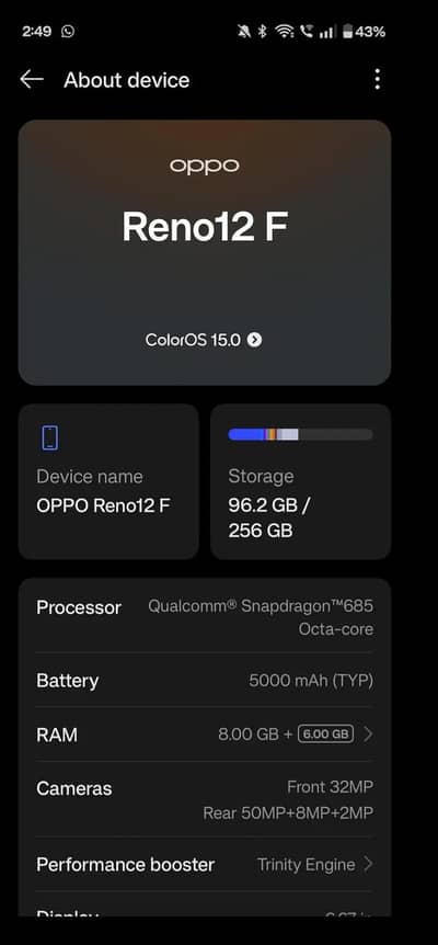 OPPO Reno12 F