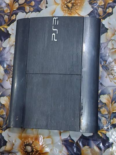 PlayStation 3 super slim jailbreak + controller + 10 original games