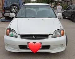 Honda Civic EXi manual 2000 white beauty
