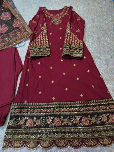 Formal Three piece ready to wear
