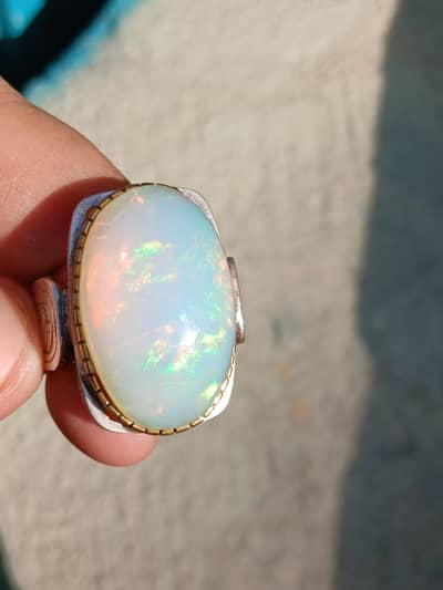 opeal silver Ring