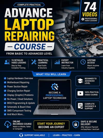 Advance Laptop Repairing Course