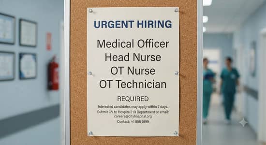Medical Officer / Head nurse / OT nurse / OT technician required