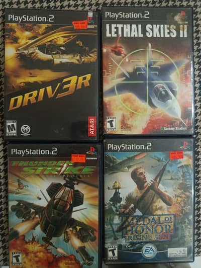 Playstation 2 CD Games + 1 Original Controller