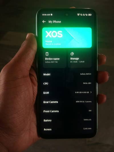 INFINIX HOT 50i Read Add Plz