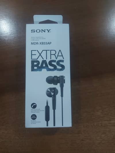 SONY MDR-XB55AP EXTRA BASS STEREO HEADPHONES