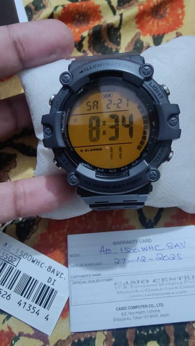 CASIO AE-1500WHC-8AV WATCH