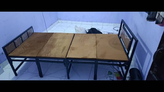 foldable Single bed Iron