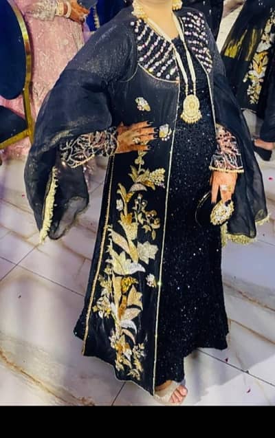Black gaon style dress