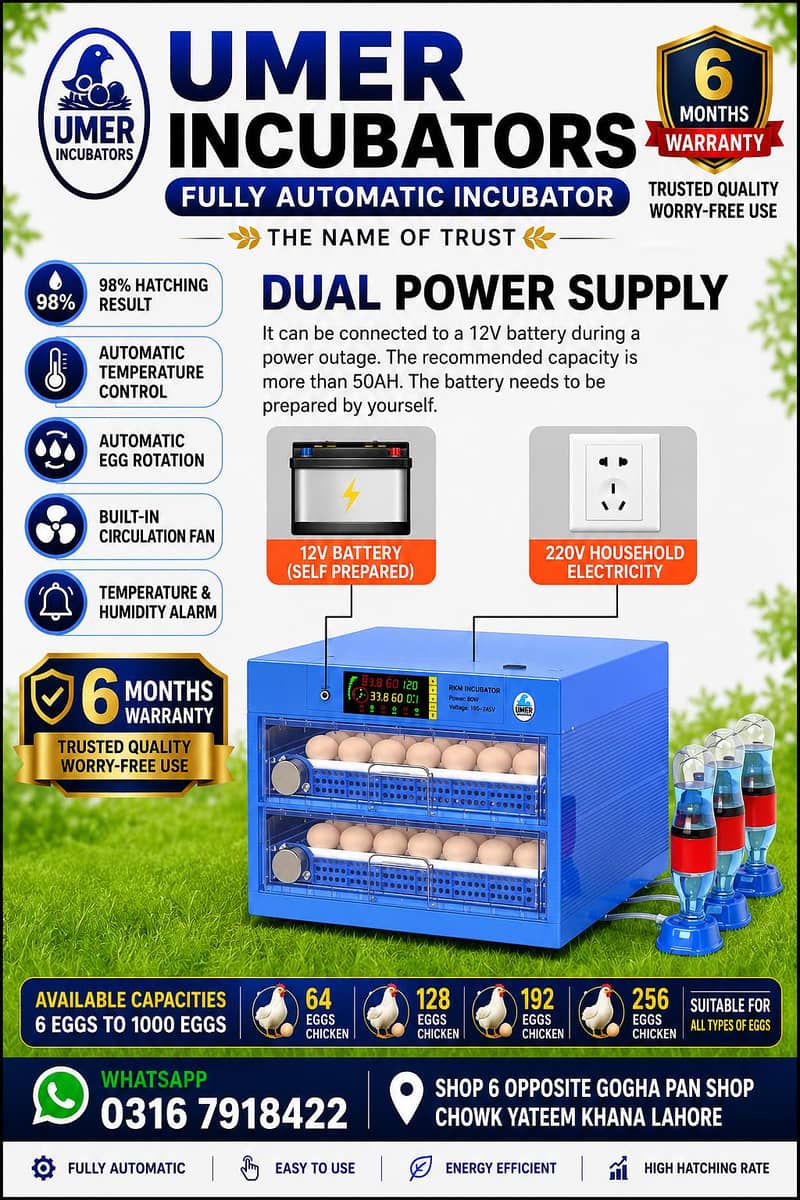 Automatic Egg Incubator | Egg Hatching Machine | Incubator | Brooder 4