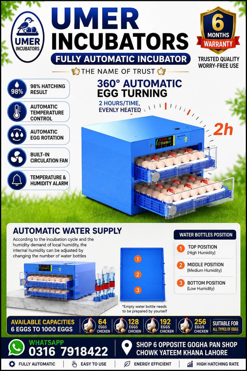 Automatic Egg Incubator | Egg Hatching Machine | Incubator | Brooder 5