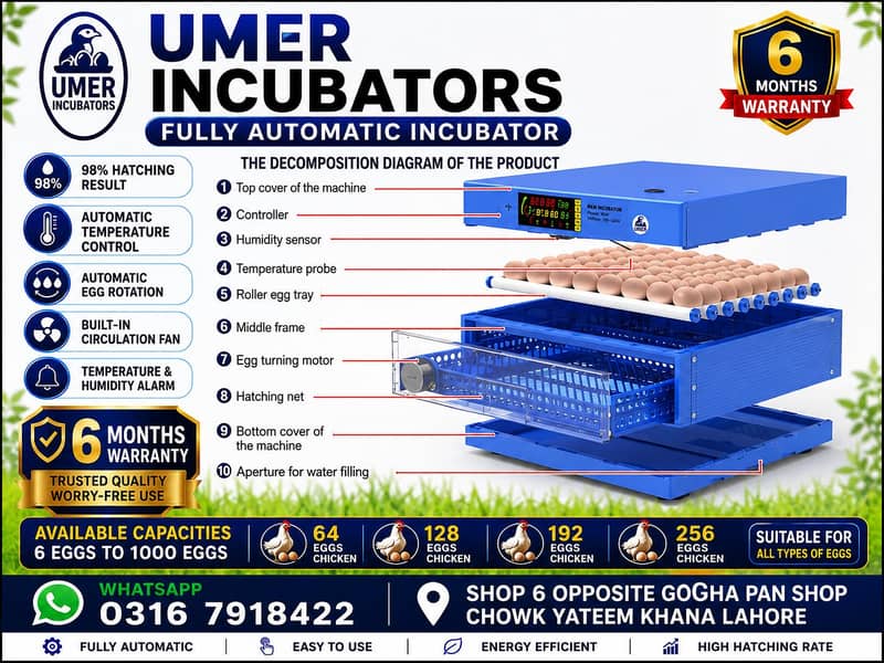 Automatic Egg Incubator | Egg Hatching Machine | Incubator | Brooder 8