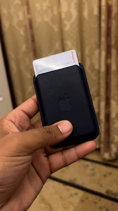 Mag save wallet  ipone blue color