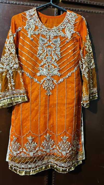 Shirt with gharara