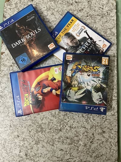 Dragon ball Naruto Witcher dark souls ps5 ps4 PlayStation game