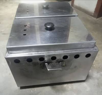 4+4 liter gas fryer