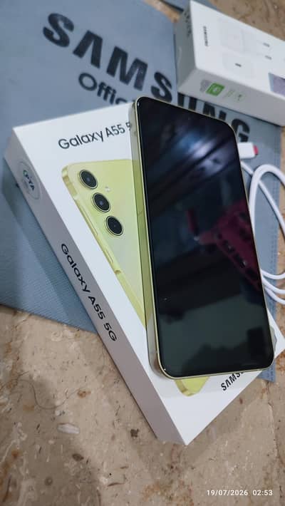 Samsung Mobile A55 5G full warranty