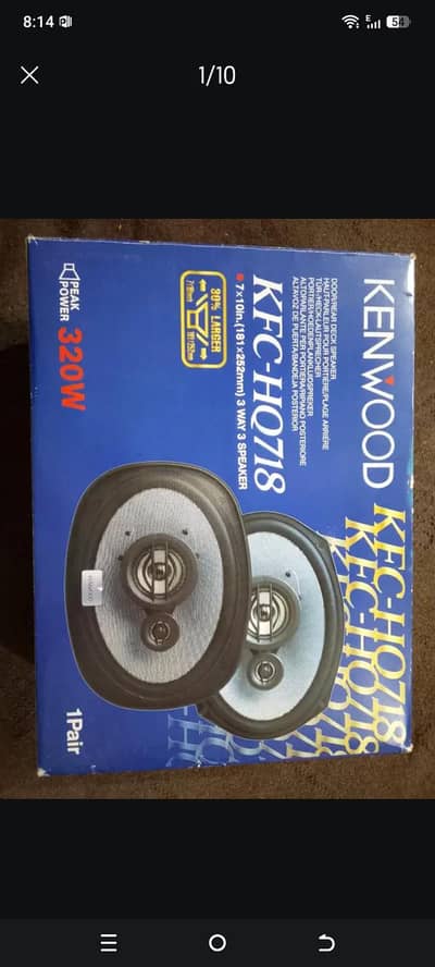 original Kenwood 718 speakers
