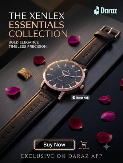 branded watch with box