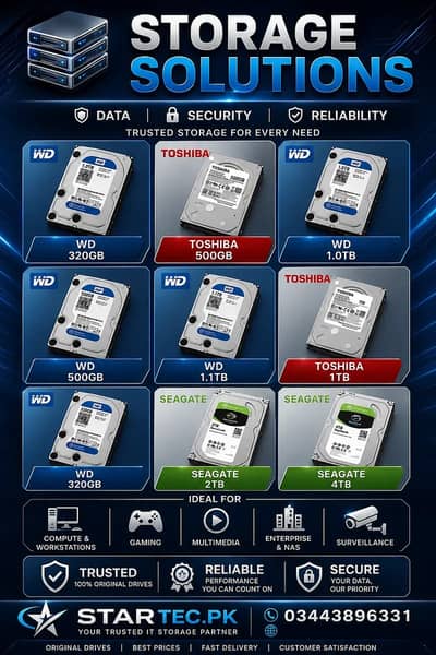 HARD DISK FOR PC AND DVLaptop Hard Disk 2.5" Mix Brands SATA Hard Disk