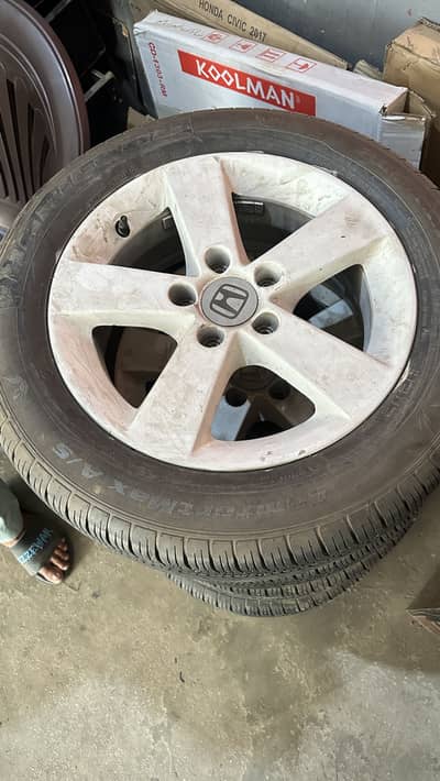 16 inch japnese alloy rims with new tyers