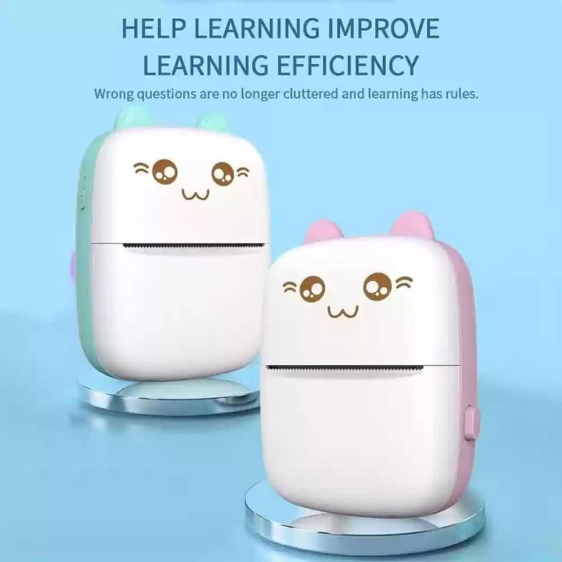 Mini Bluetooth printer postable white 58mm free :DC 3