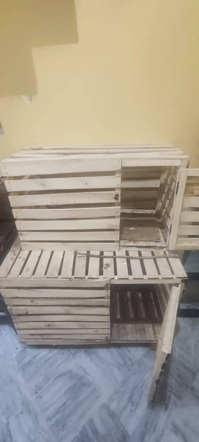 3 hen cages