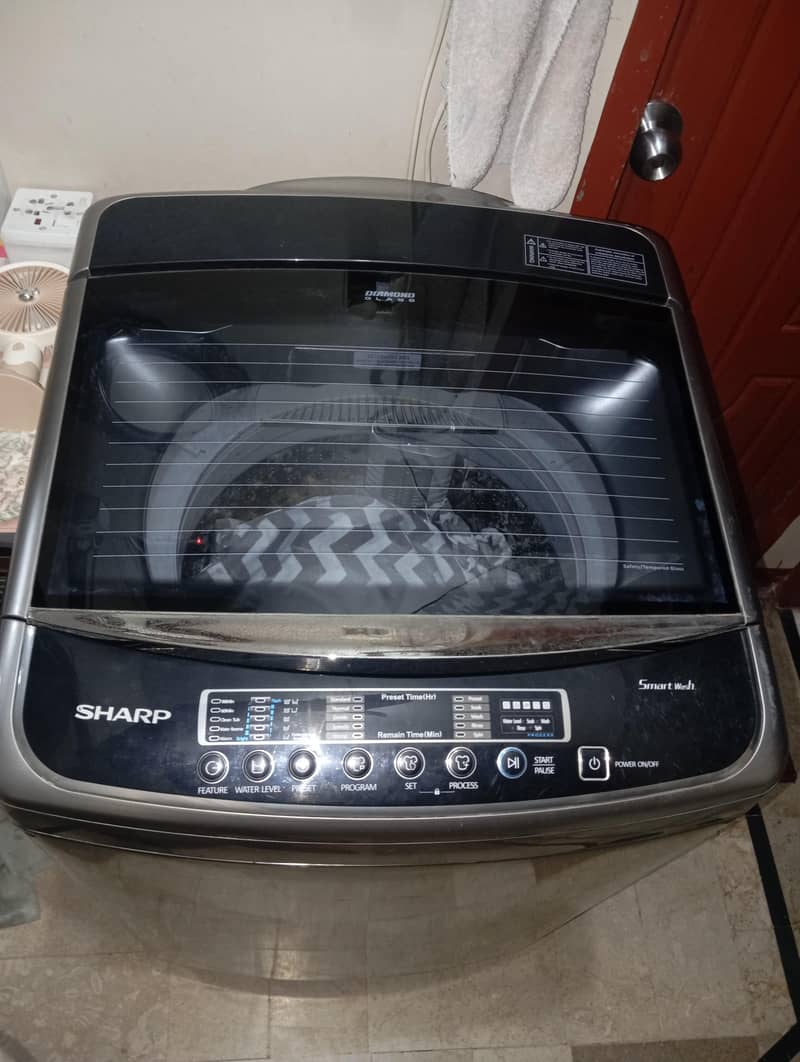 Sharp fully automatic washing machine 15 kg 0