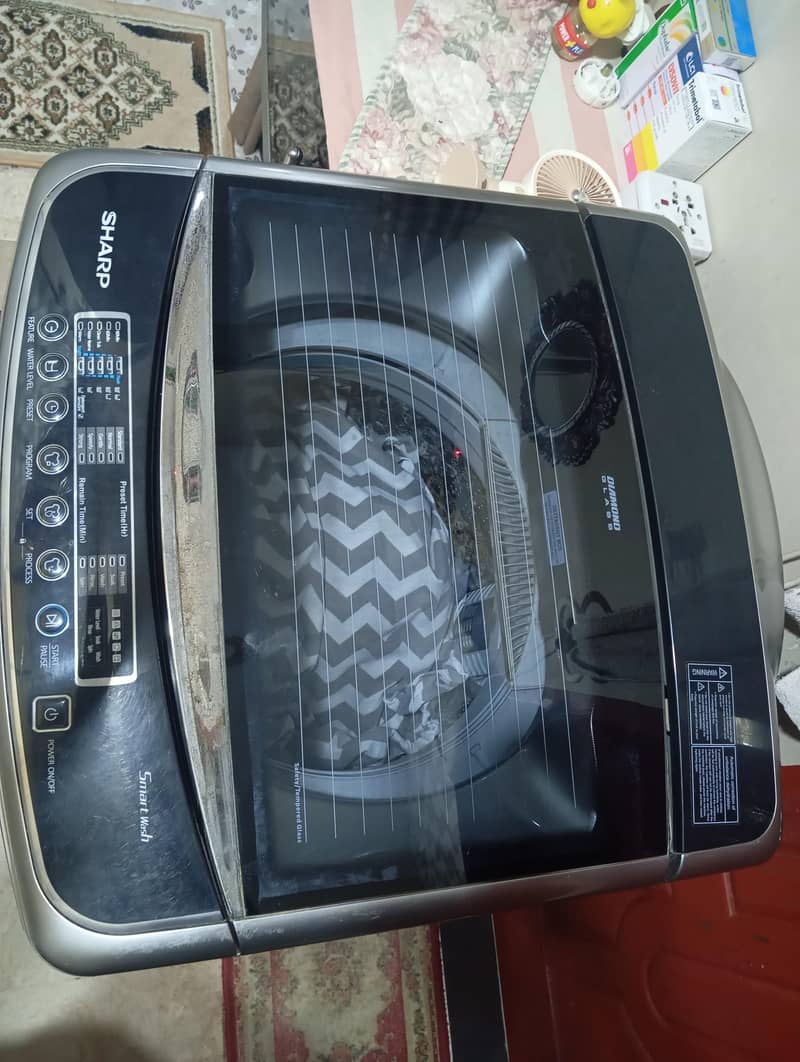 Sharp fully automatic washing machine 15 kg 2
