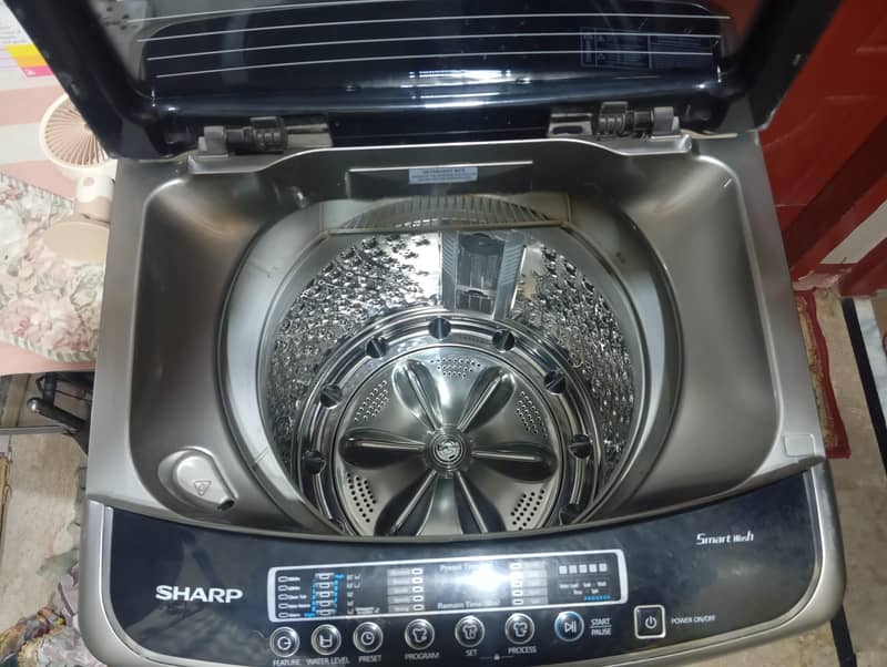 Sharp fully automatic washing machine 15 kg 6