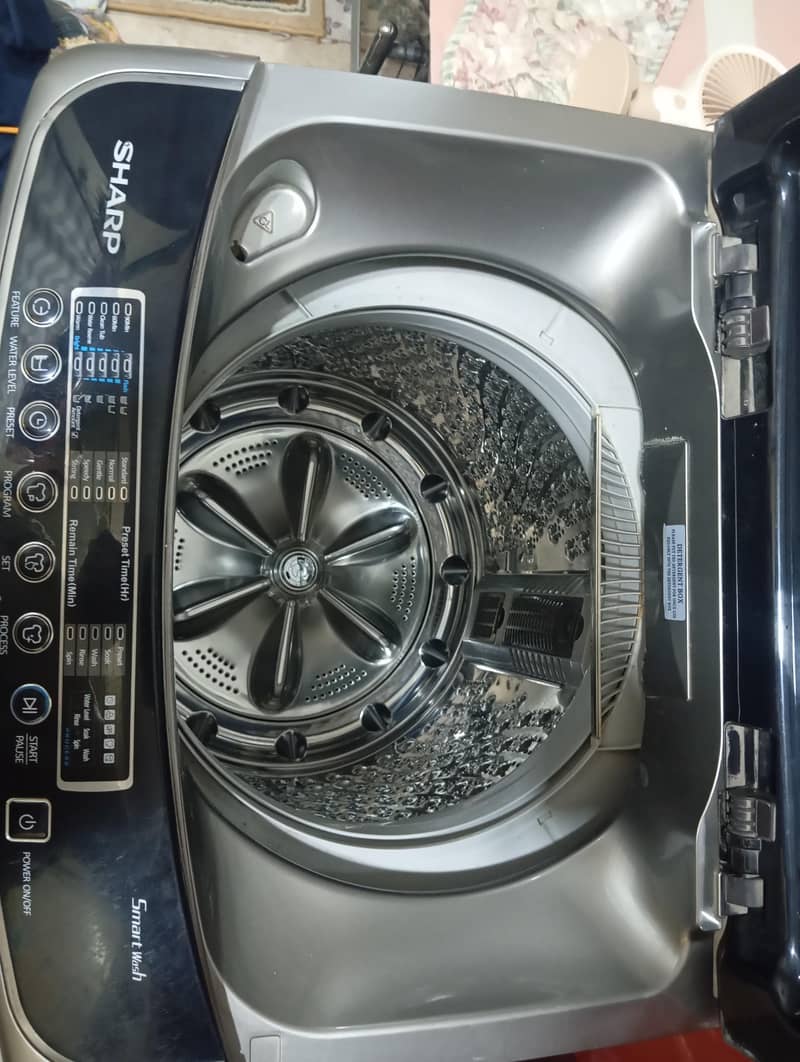 Sharp fully automatic washing machine 15 kg 8