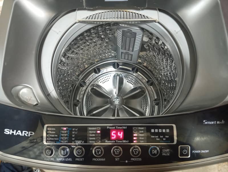 Sharp fully automatic washing machine 15 kg 13