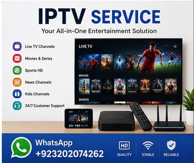 IPTV Service for Android TV, Mobile & Fire TV