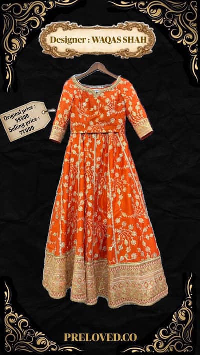 Waqas Shah Designer Lehnga