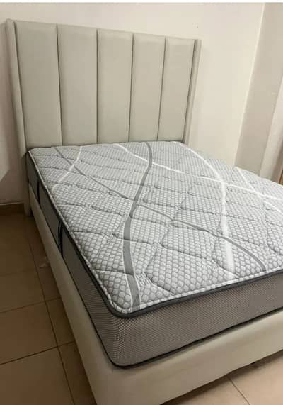 King size bed with mattress only imported.